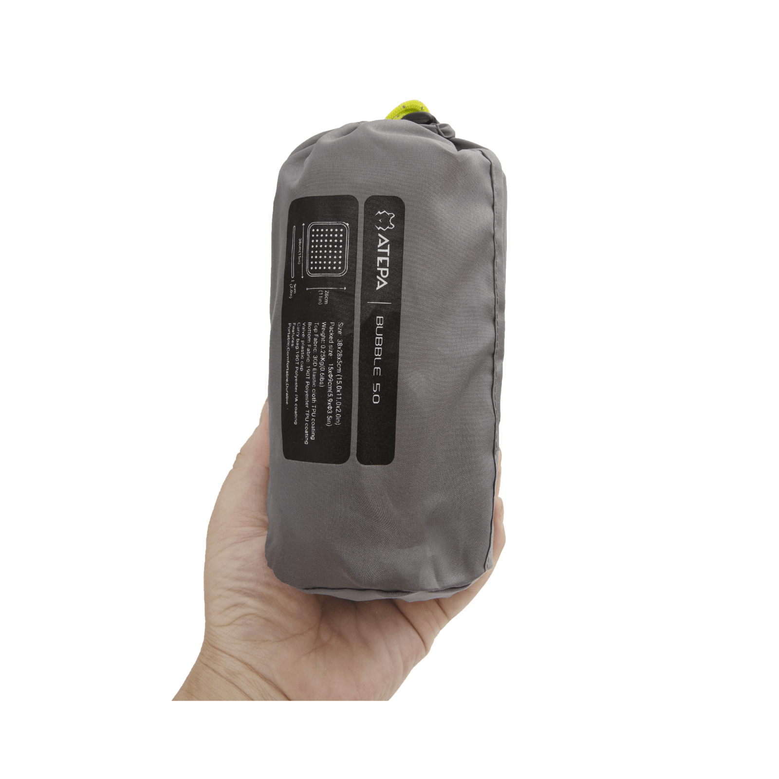 Seat cushion on folding camping chair for extra sitting comfort outdoors