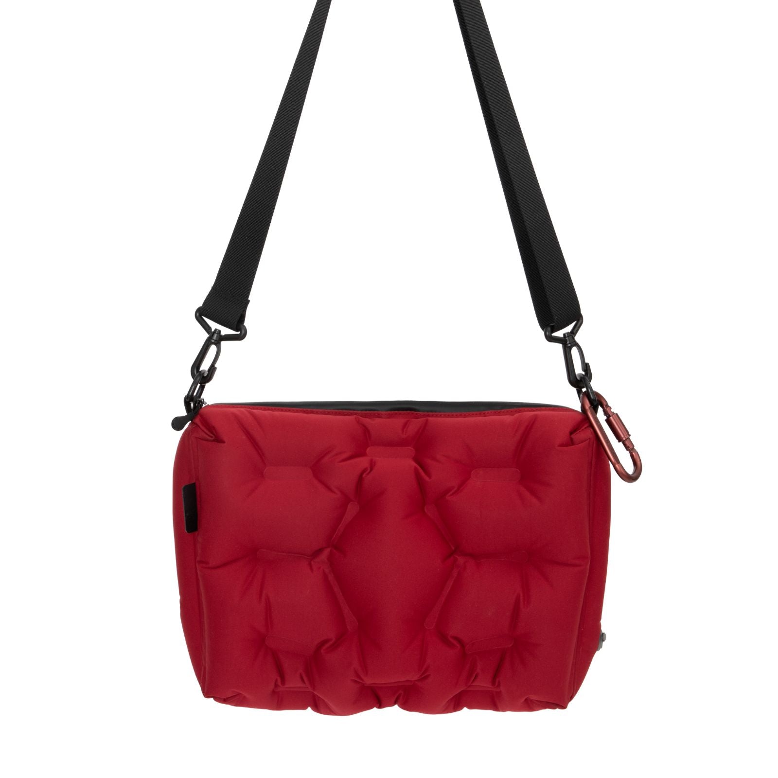 Unitymarts Cloud Air red inflatable utility bag in messenger mode red