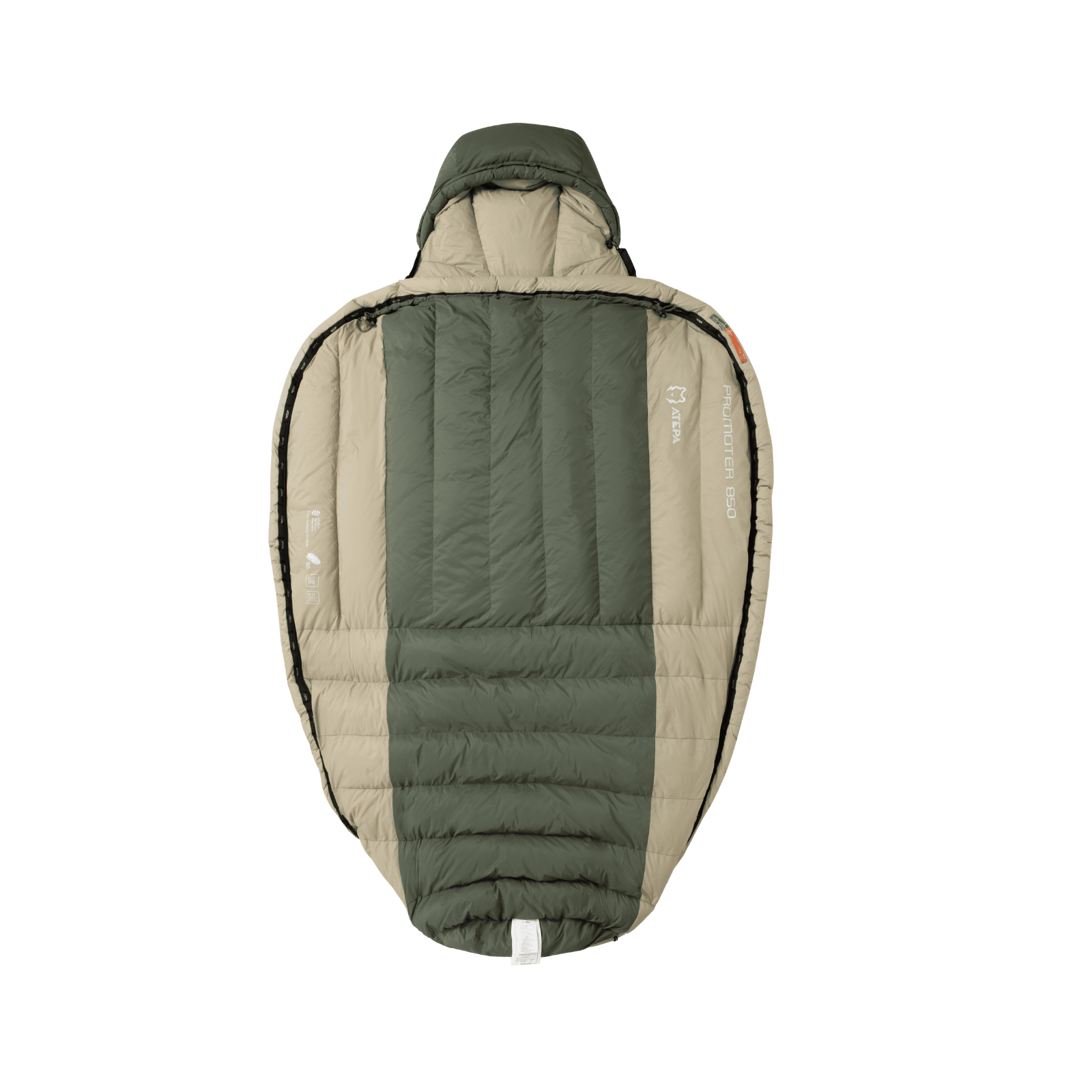 White Duck Down Sleeping Bag (Winter) -14.8°F/28°F