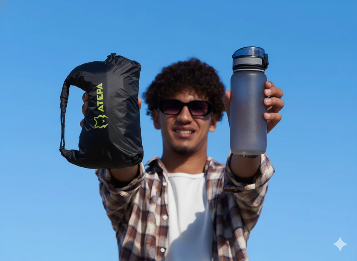 Unitymarts Black Ultralight Self Inflating Sleeping Pad