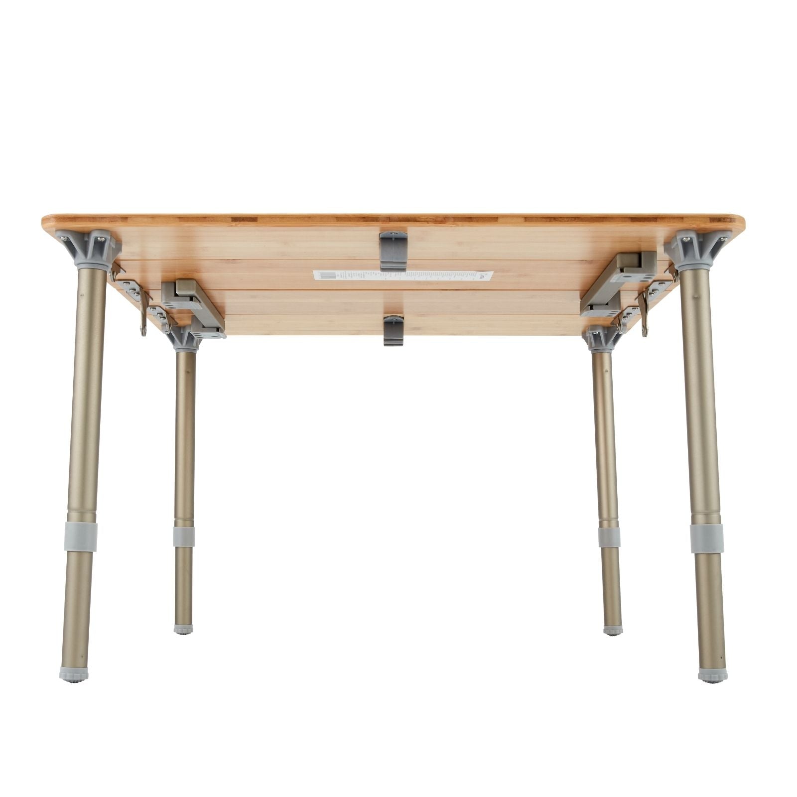 Unitymarts Foldable Bamboo Camping Square Table 6060