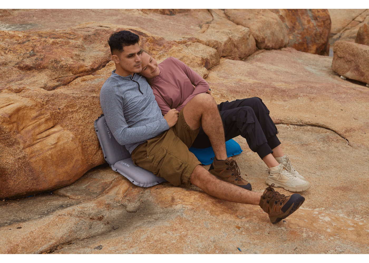 Outdoor deep seat cushions for camping and travel