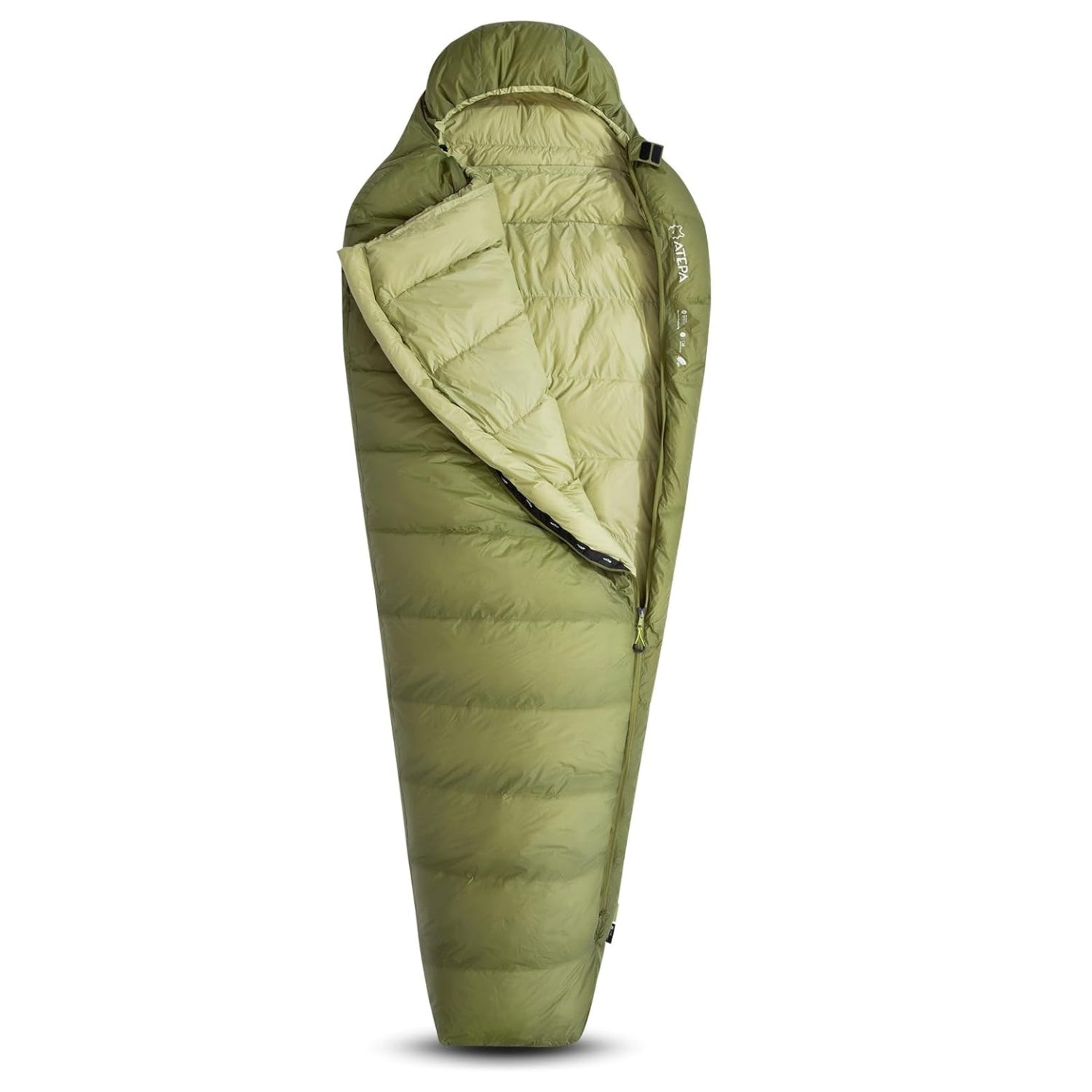 Coldmaster Down Mummy Sleeping Bag 9℉ / 42.8℉ Green
