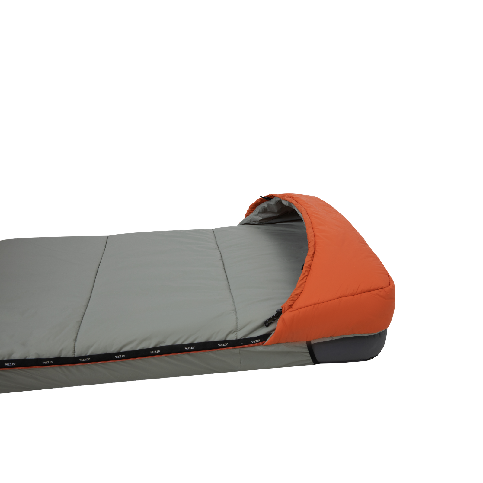Multiple views of Unitymarts blue backpacking sleeping bag showing its versatile design