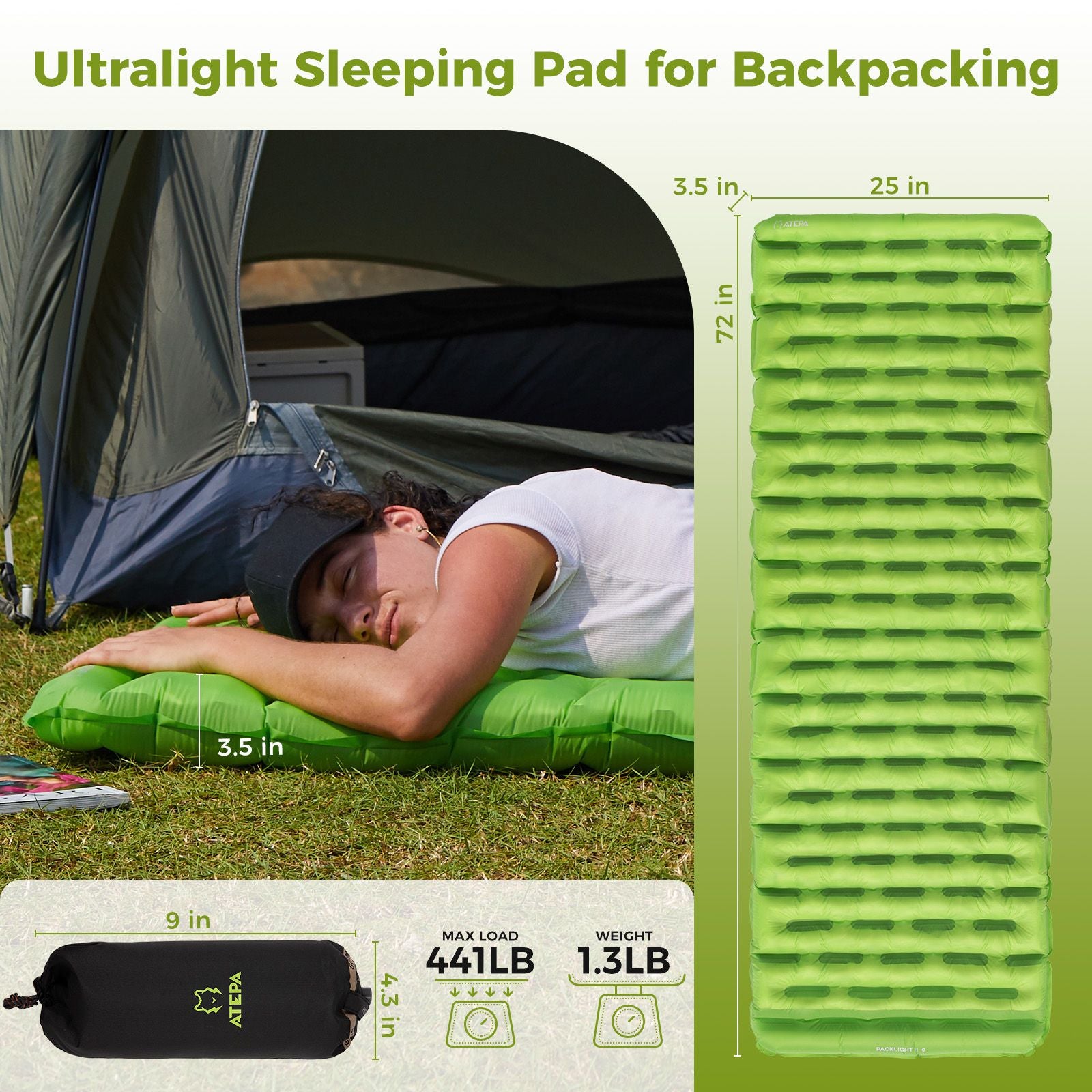 Ultralight Sleeping Pad for Cold Weather Trips