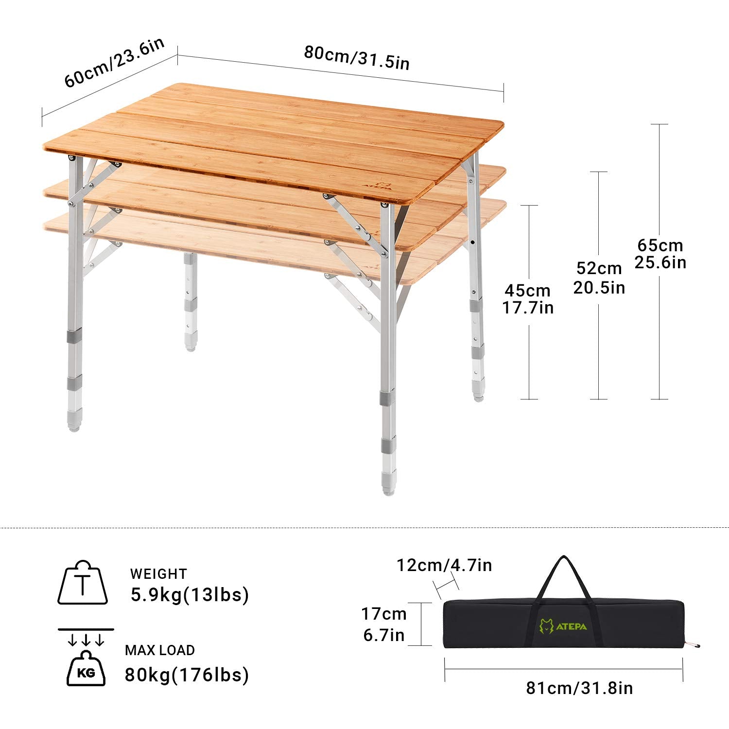 Unitymarts camping table perfect for outdoor gatherings