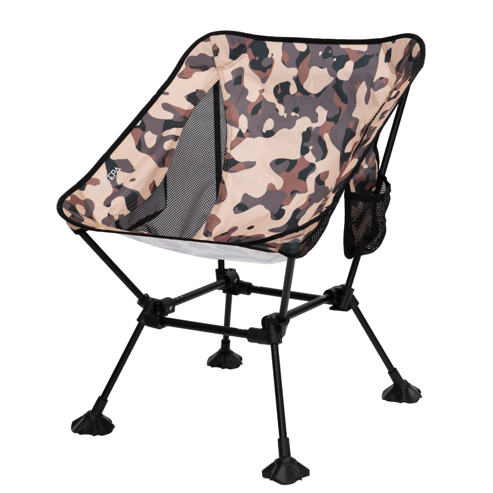 Unitymarts ultralight camping chair with tall square frame for backpacking and outdoor comfort