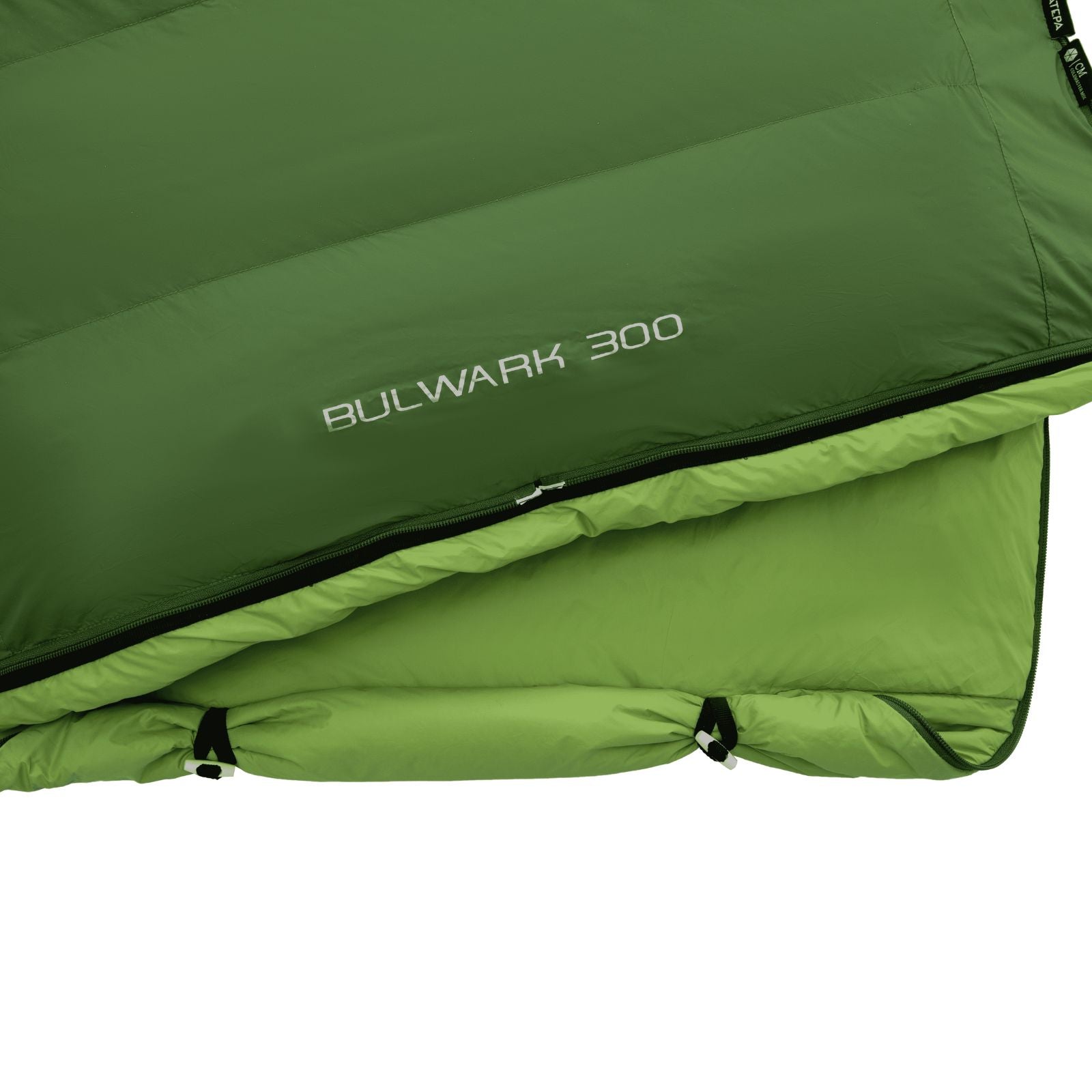 Unitymarts 3-in-1 Down Sleeping Bag With Hood BULWARK Green 54°F to 27°F
