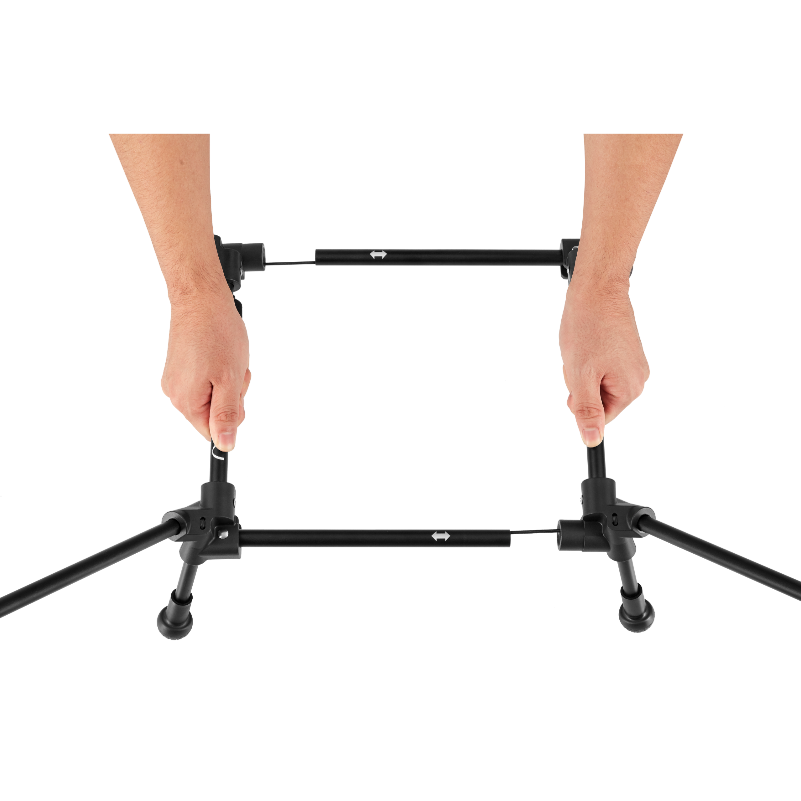 Foldable camping chair with detachable side cup holder for outdoor convenience