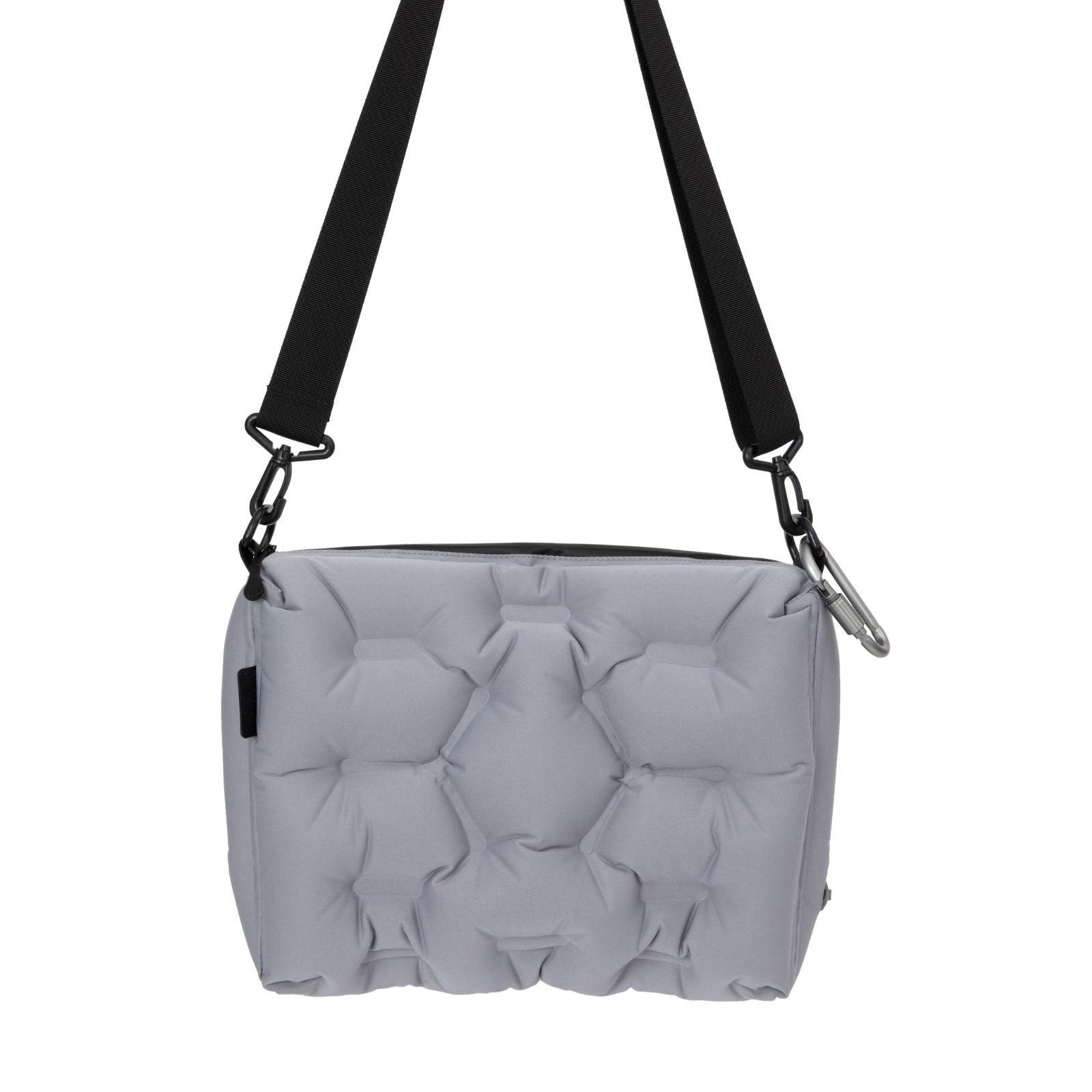 Unitymarts Cloud Air inflatable utility bag in messenger mode grey