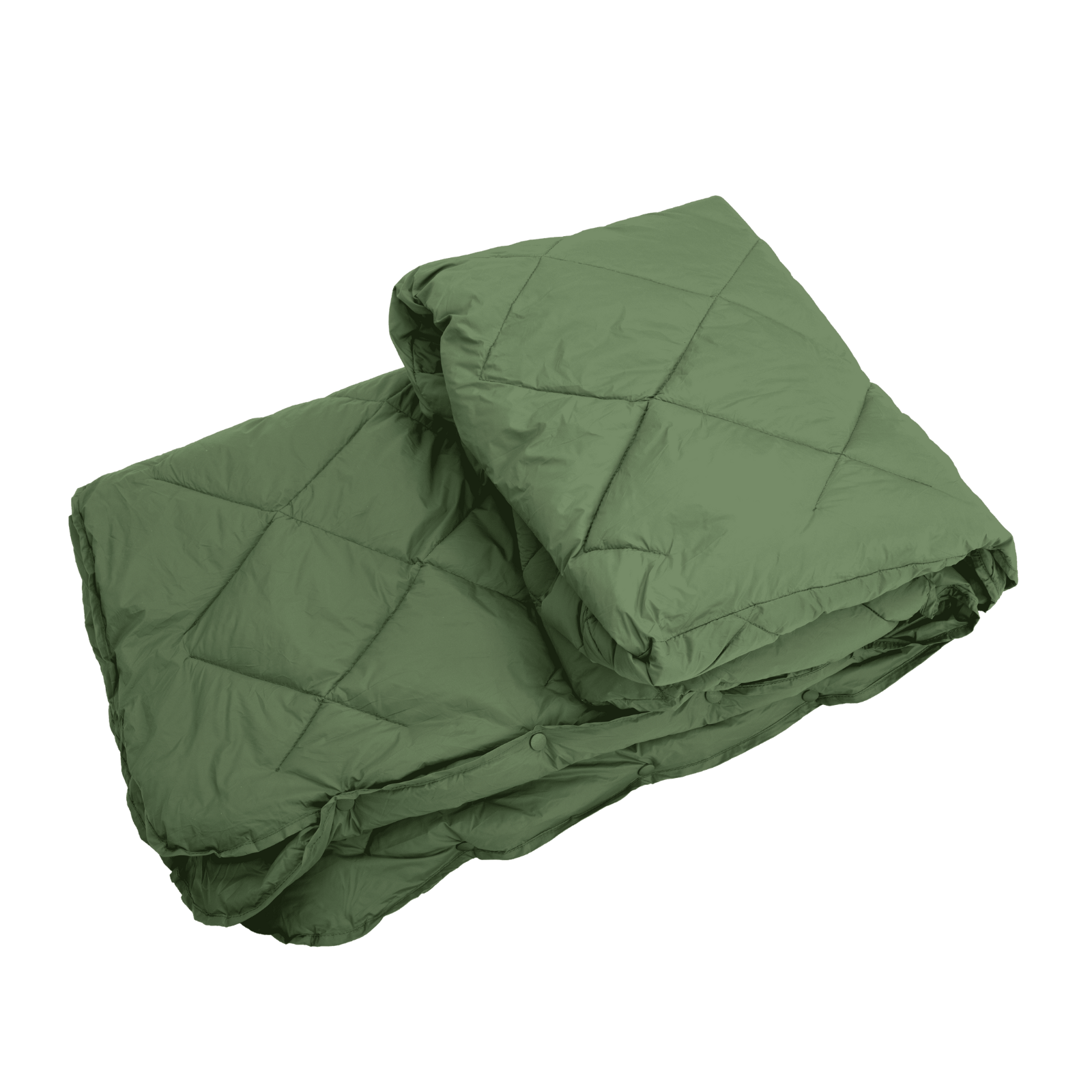 Multifunctional Wearable Camping Poncho Blanket Green