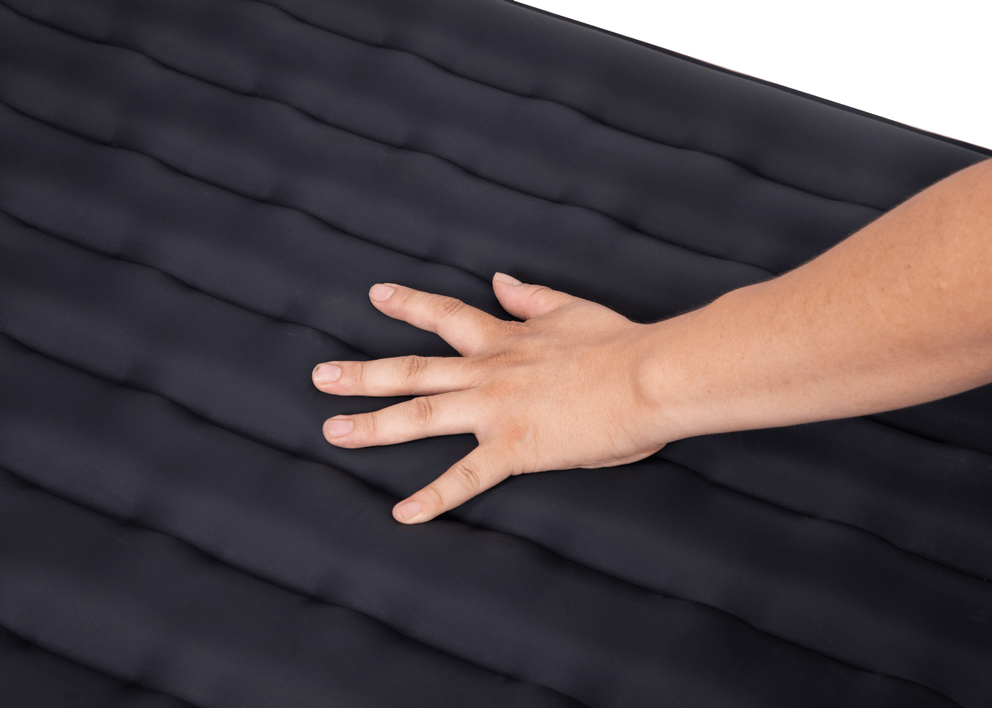 High R Value Sleeping Pad Providing Warmth Black