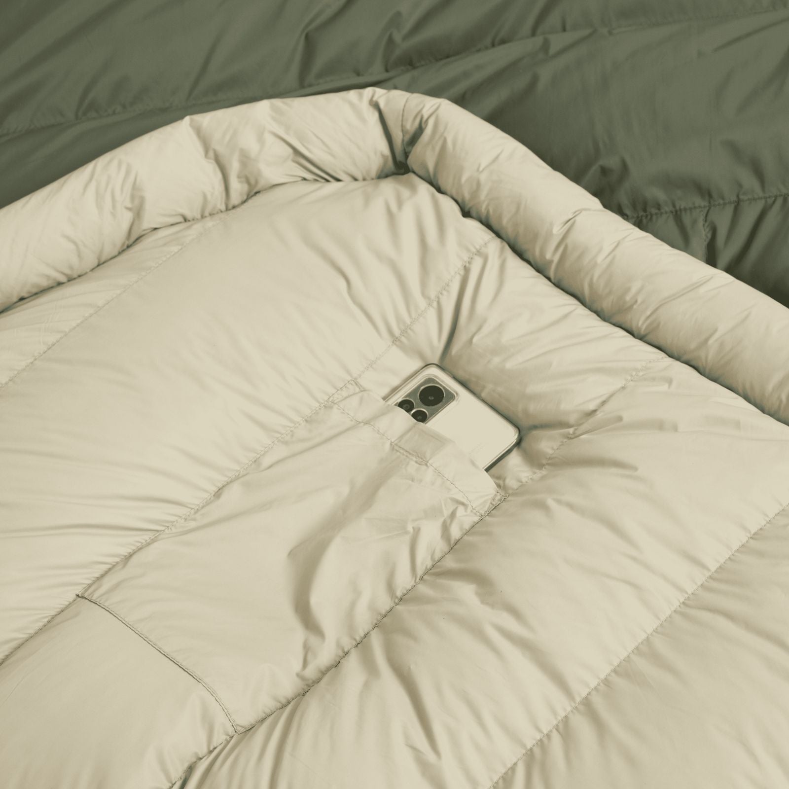 2 Person Down Mummy Sleeping Bag For Winter Camping -32.5℉ / 17.6℉