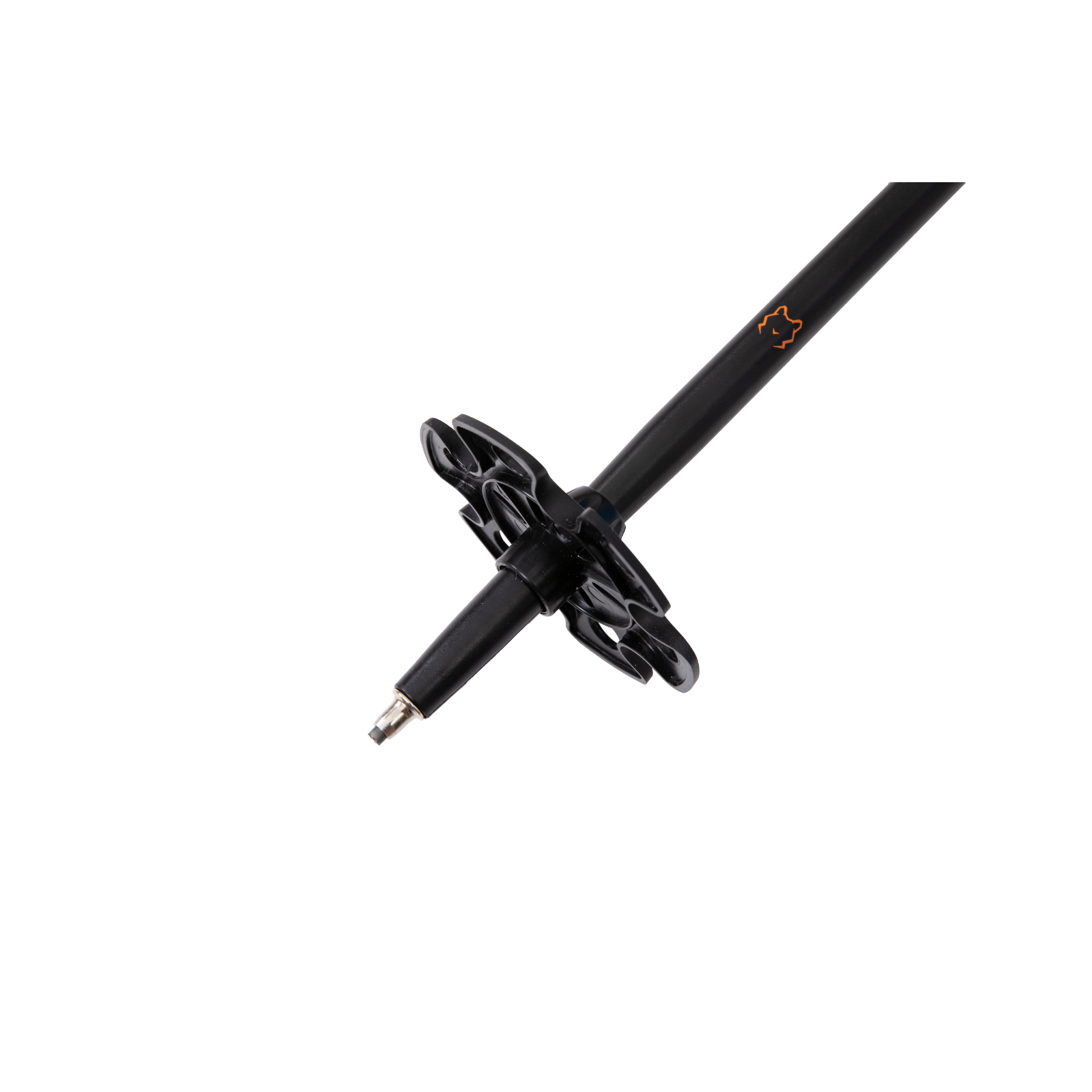 Anti-slip tungsten tip and removable basket of trekking poles suitable for multiple terrains