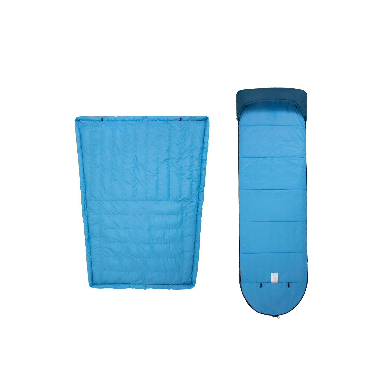 Down Sleeping Bag blue edition