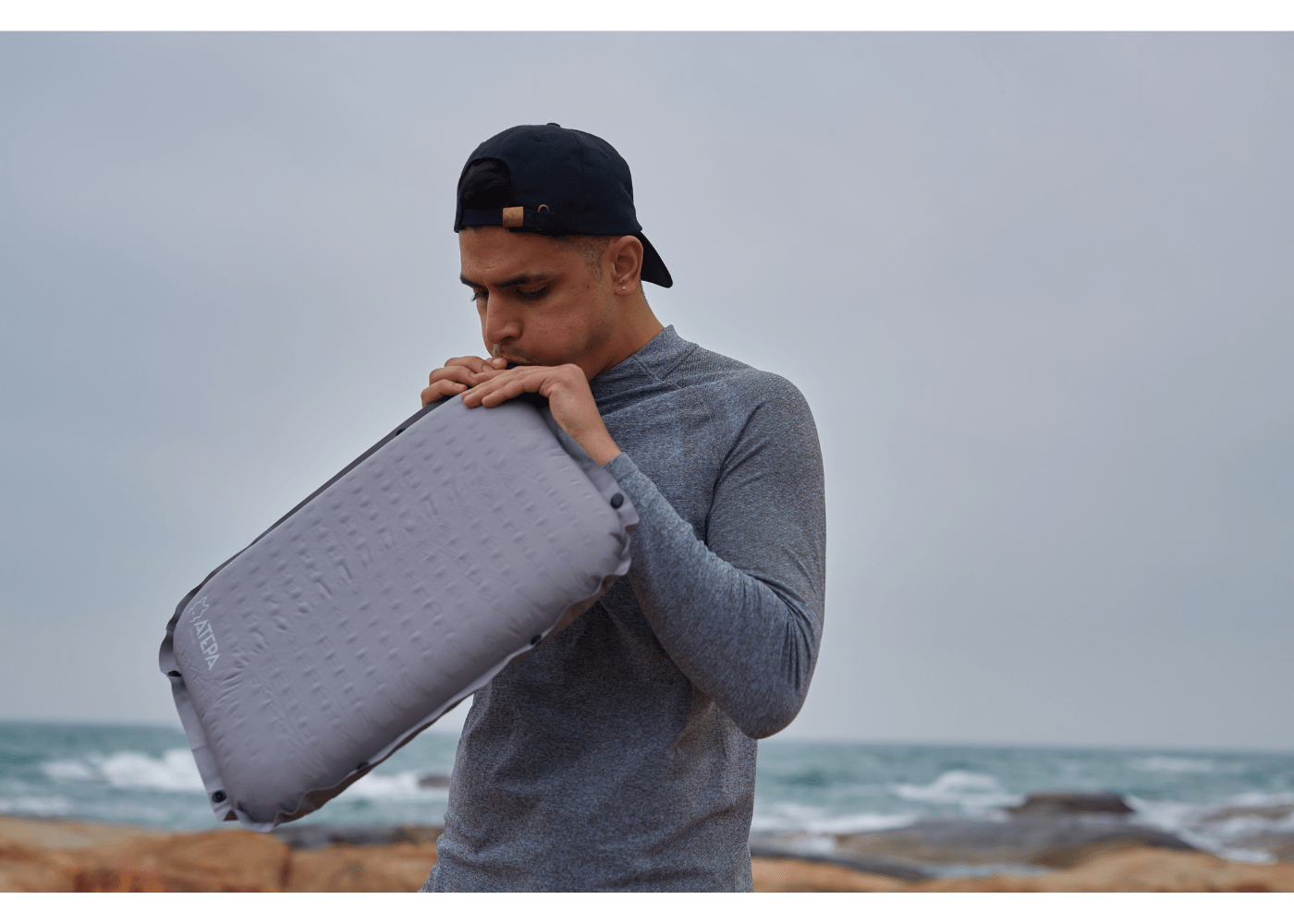 Deep outdoor seat cushions with supportive memory foam