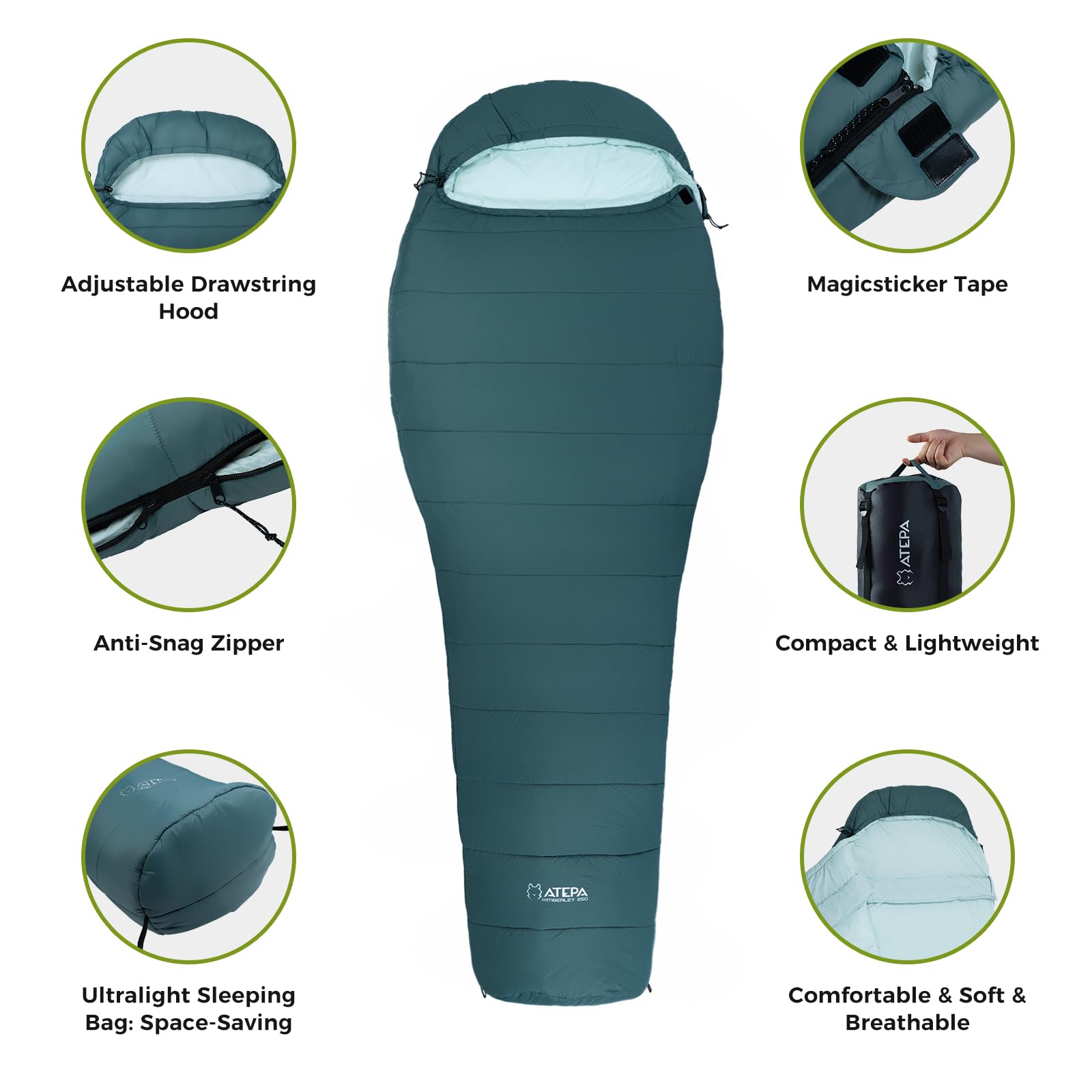 Unitymarts Men's Mummy Sleeping Bag