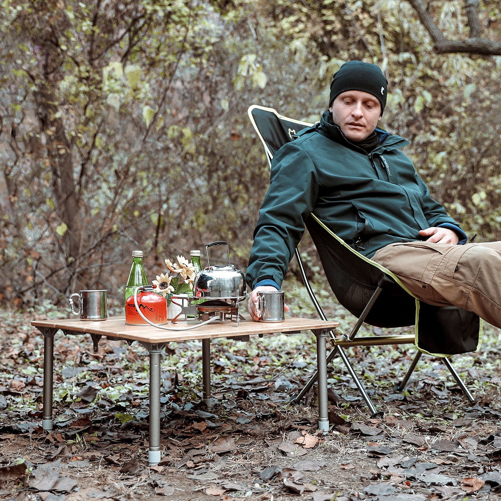 Unitymarts camping table compact lightweight design