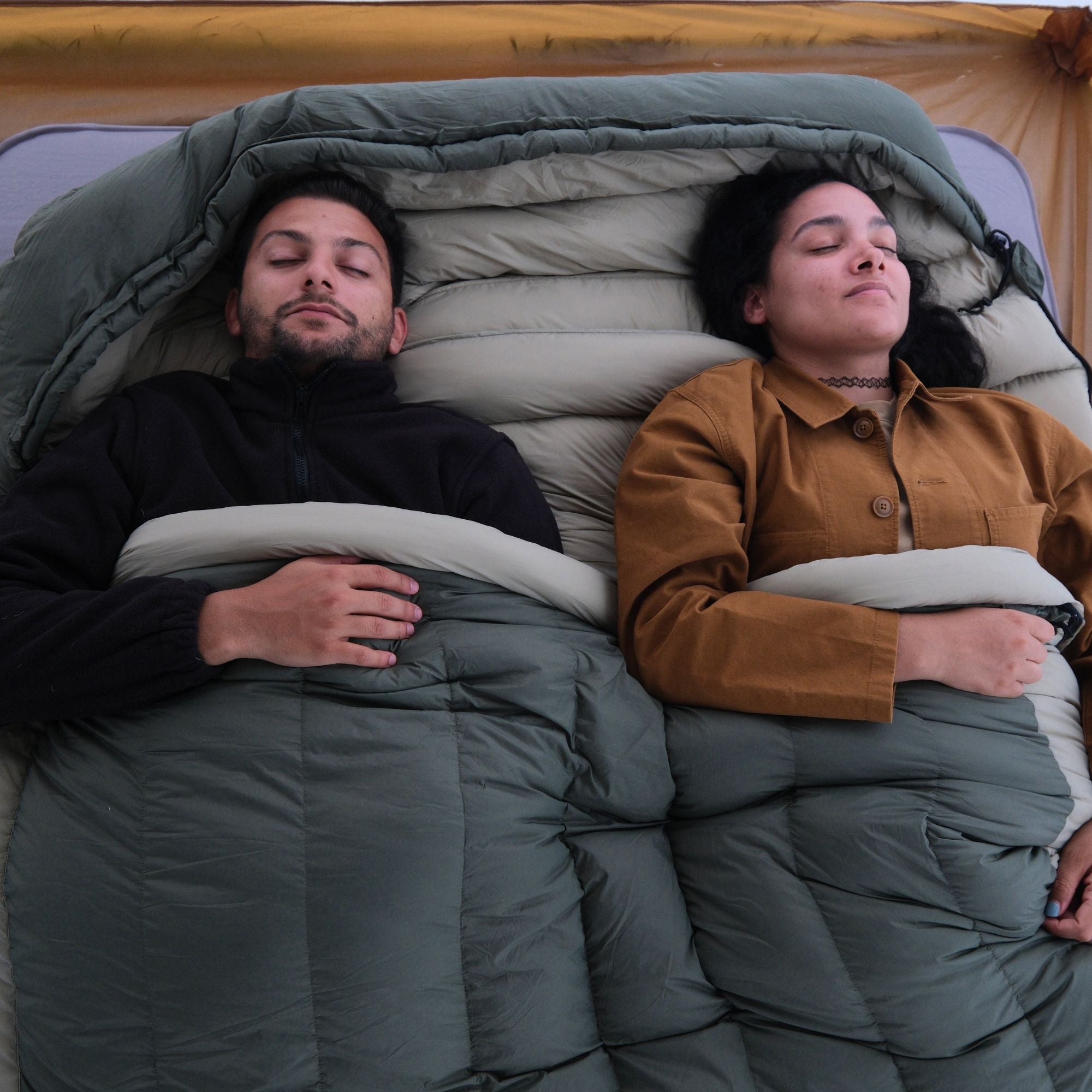 2 people sleeping bag