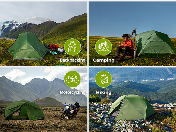 Unitymarts 1-Person Ultralight Backpacking Tent