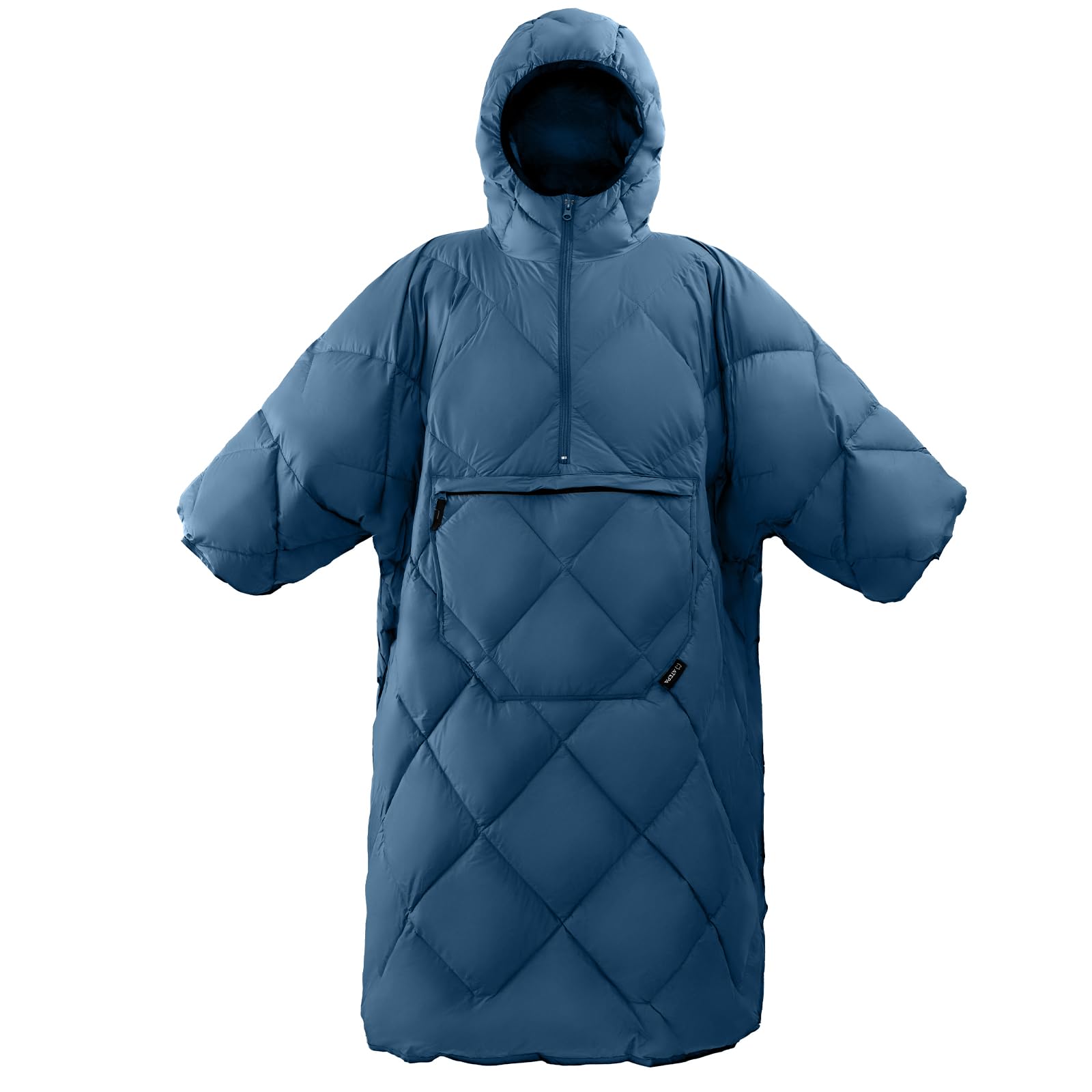 Unitymarts Wearable Sleeping Bag, multifunctional poncho Blue