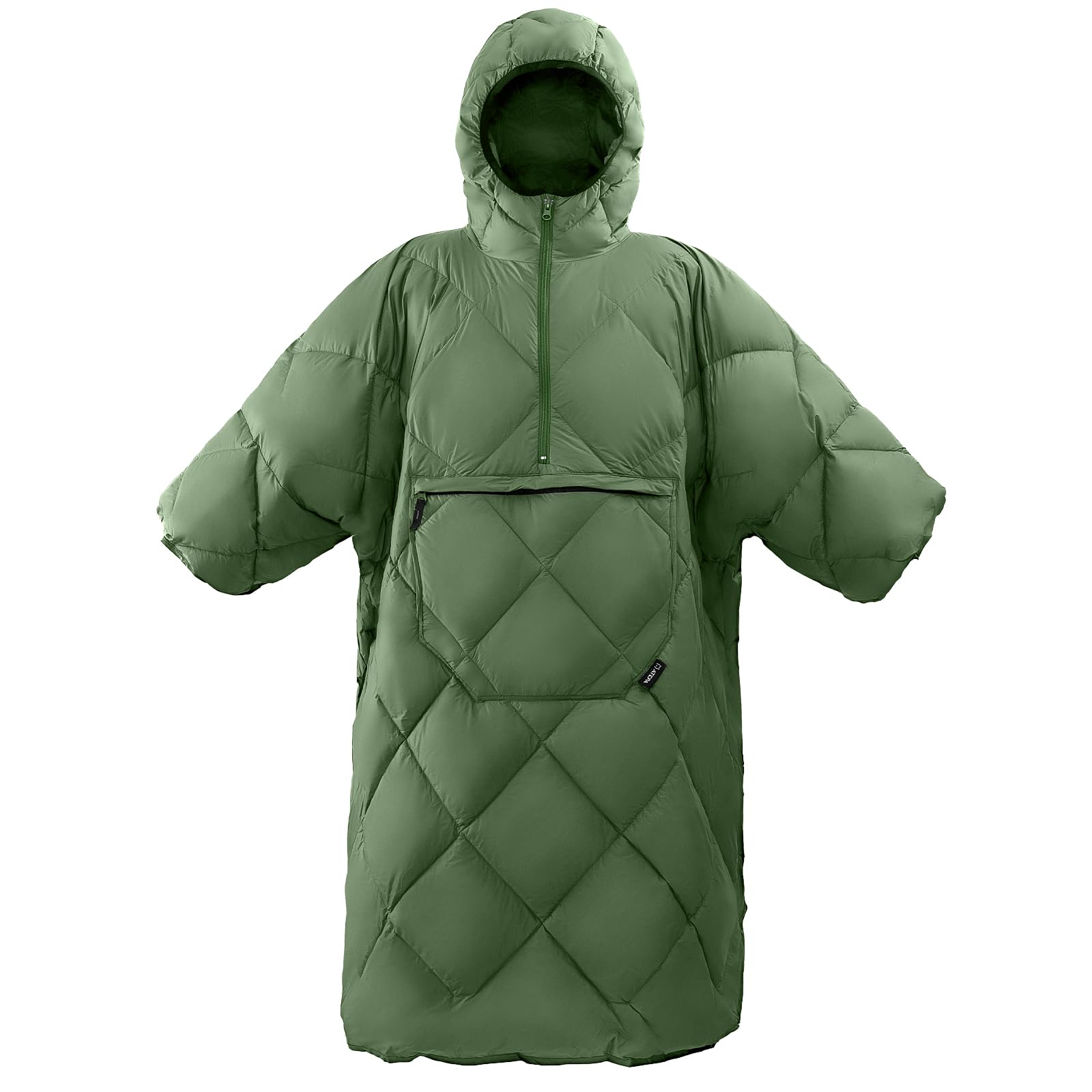Unitymarts Wearable Sleeping Bag, multifunctional poncho and ultralight sleeping bag Greeen