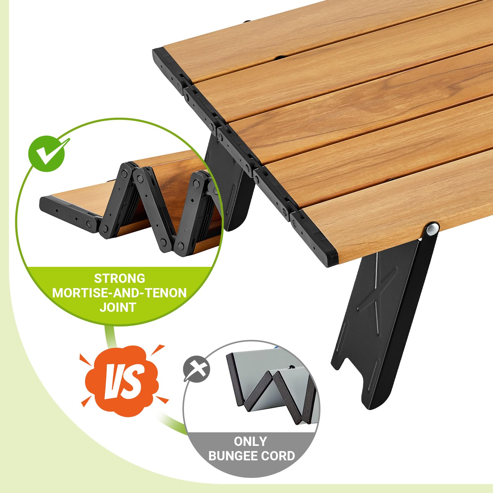 Unitymarts Alunium Table Ultralight Compact for Camping