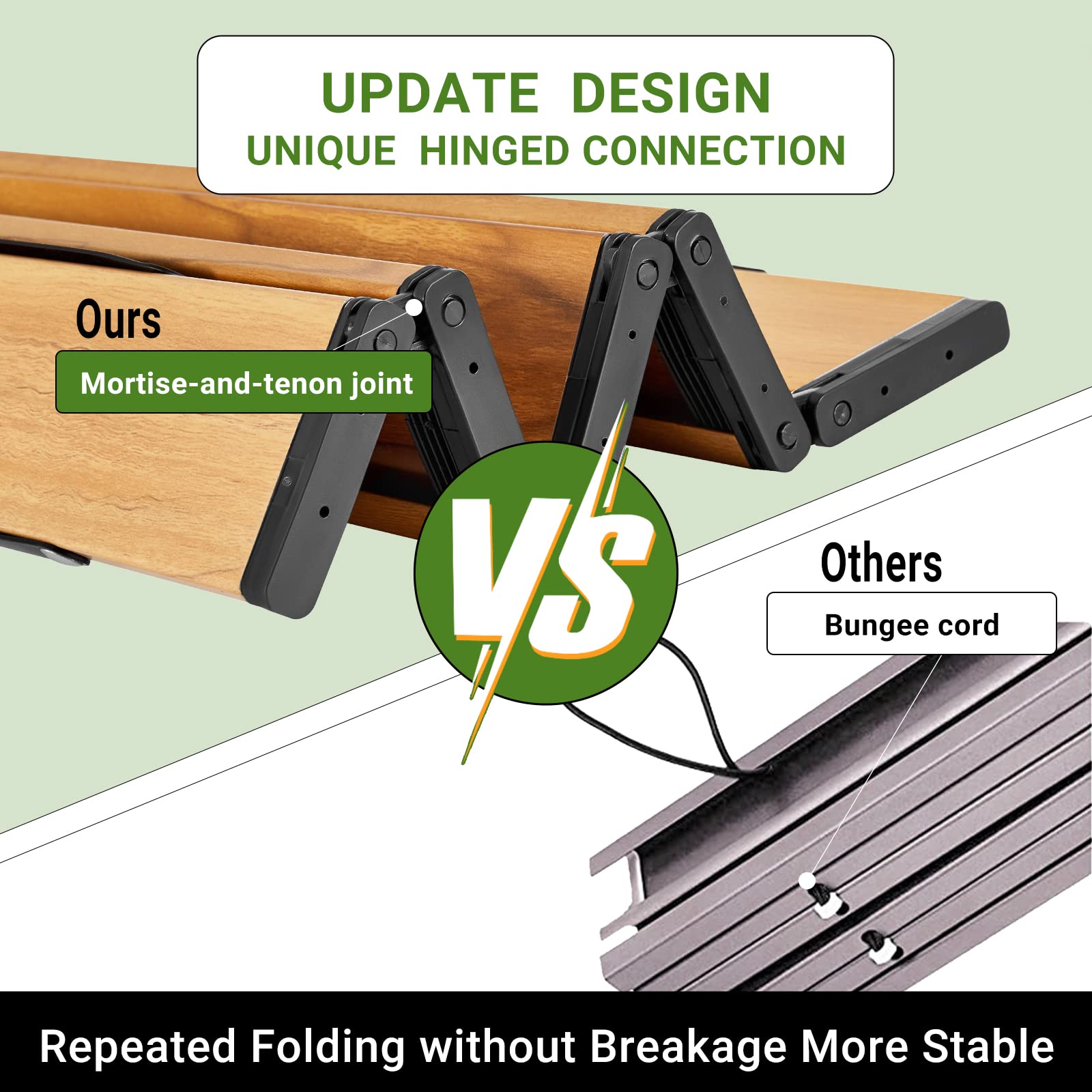 Unitymarts Alunium Table Ultralight Compact for Camping