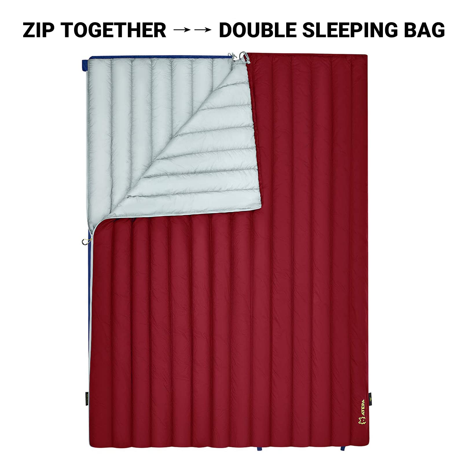 Unitymarts Down Envelope Sleeping Bag 27F / 54F