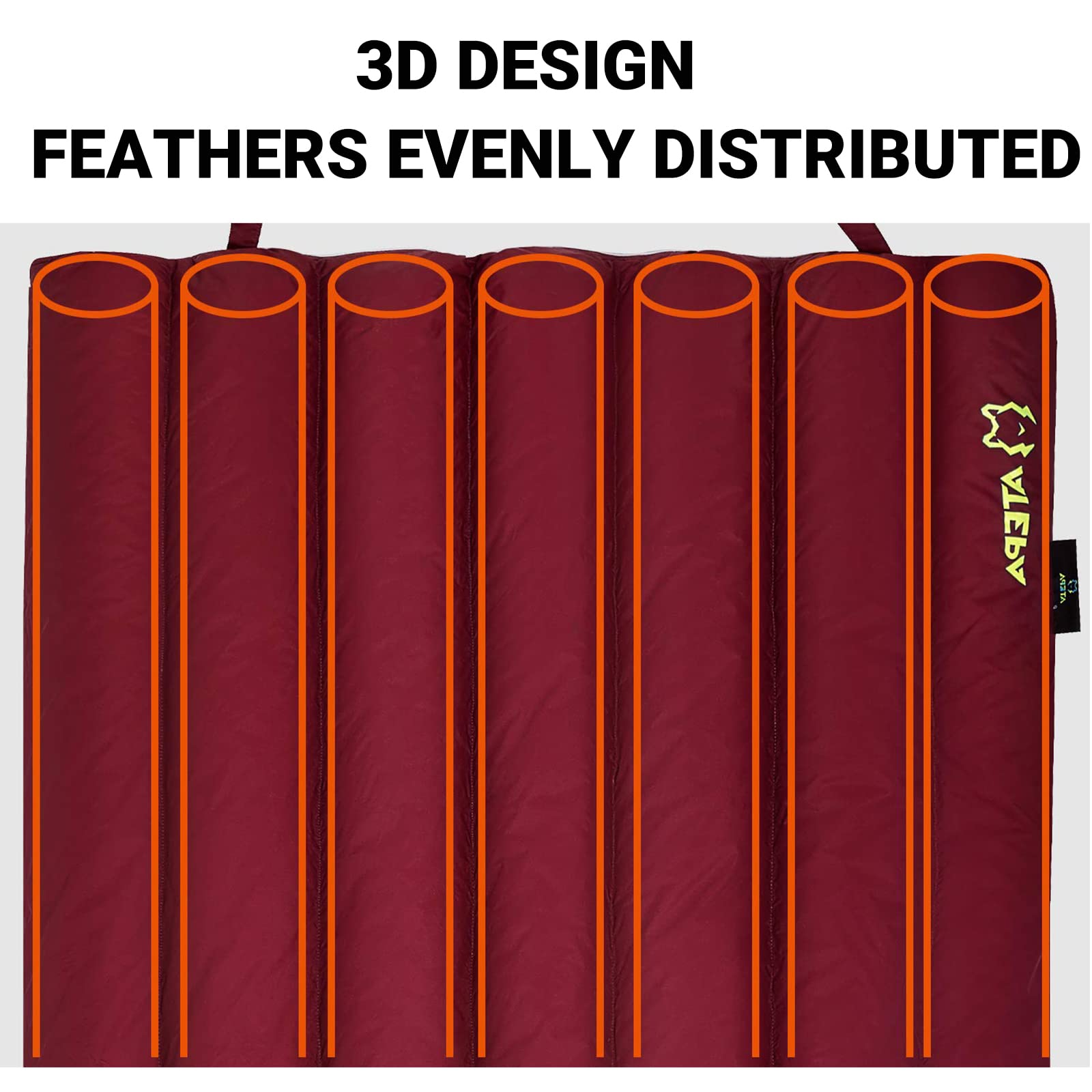 Unitymarts Down Envelope Sleeping Bag 27F / 54F