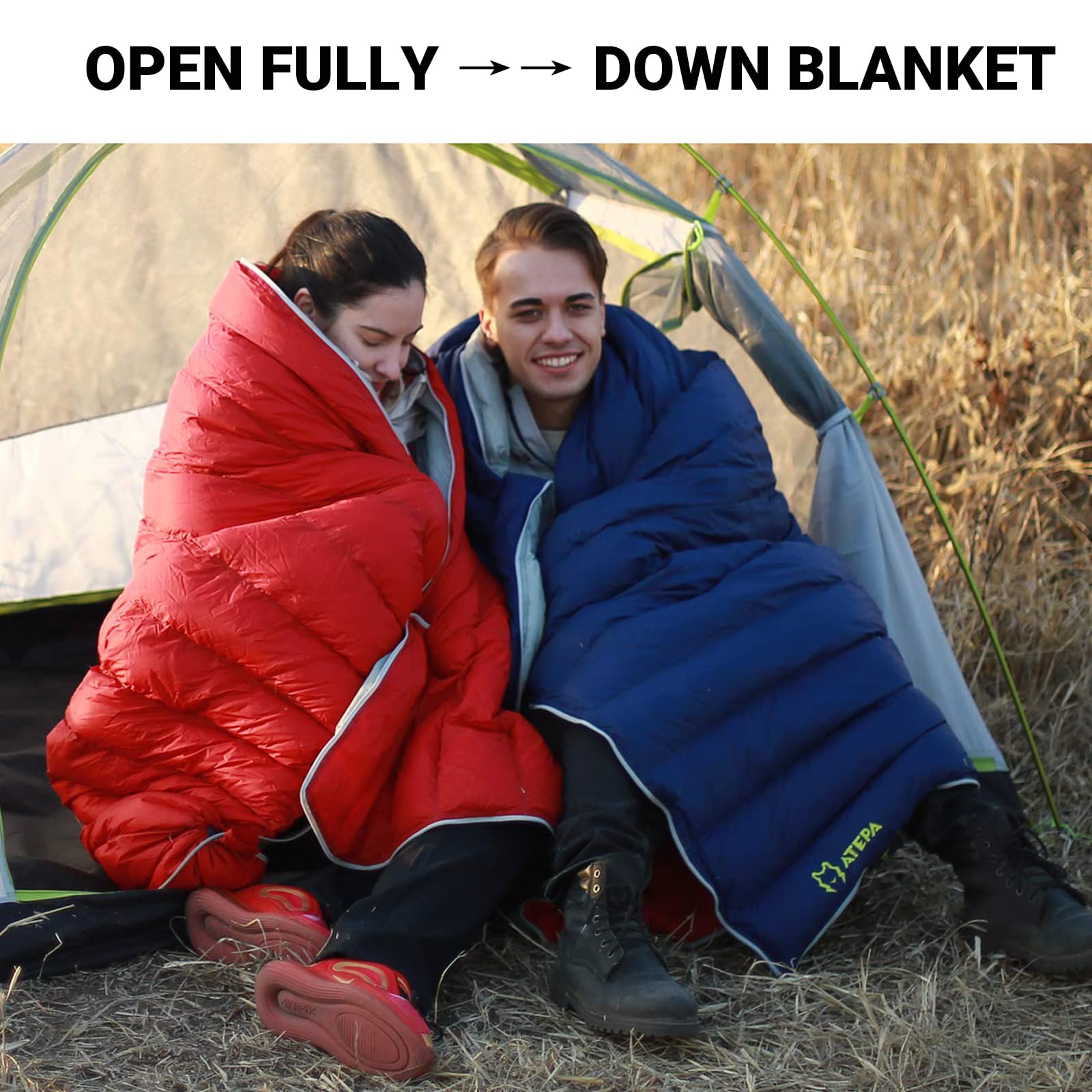 Unitymarts Down Envelope Sleeping Bag 27F / 54F