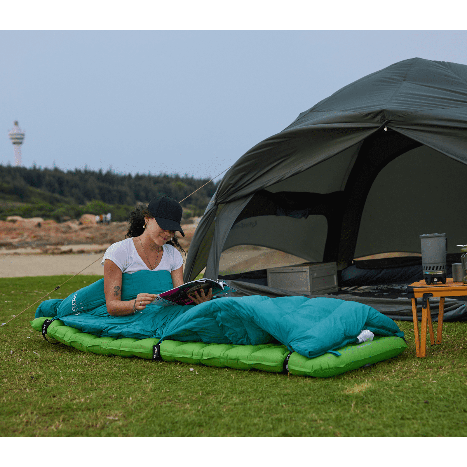 Self Inflating Sleeping Pad for Hiking and Camping