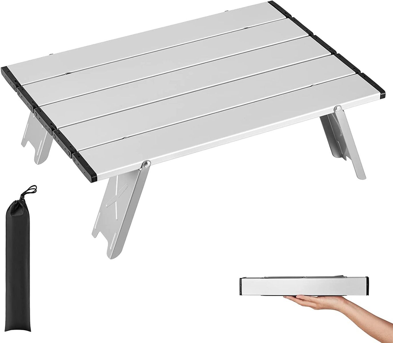 Unitymarts Alunium Table Ultralight Compact for Camping