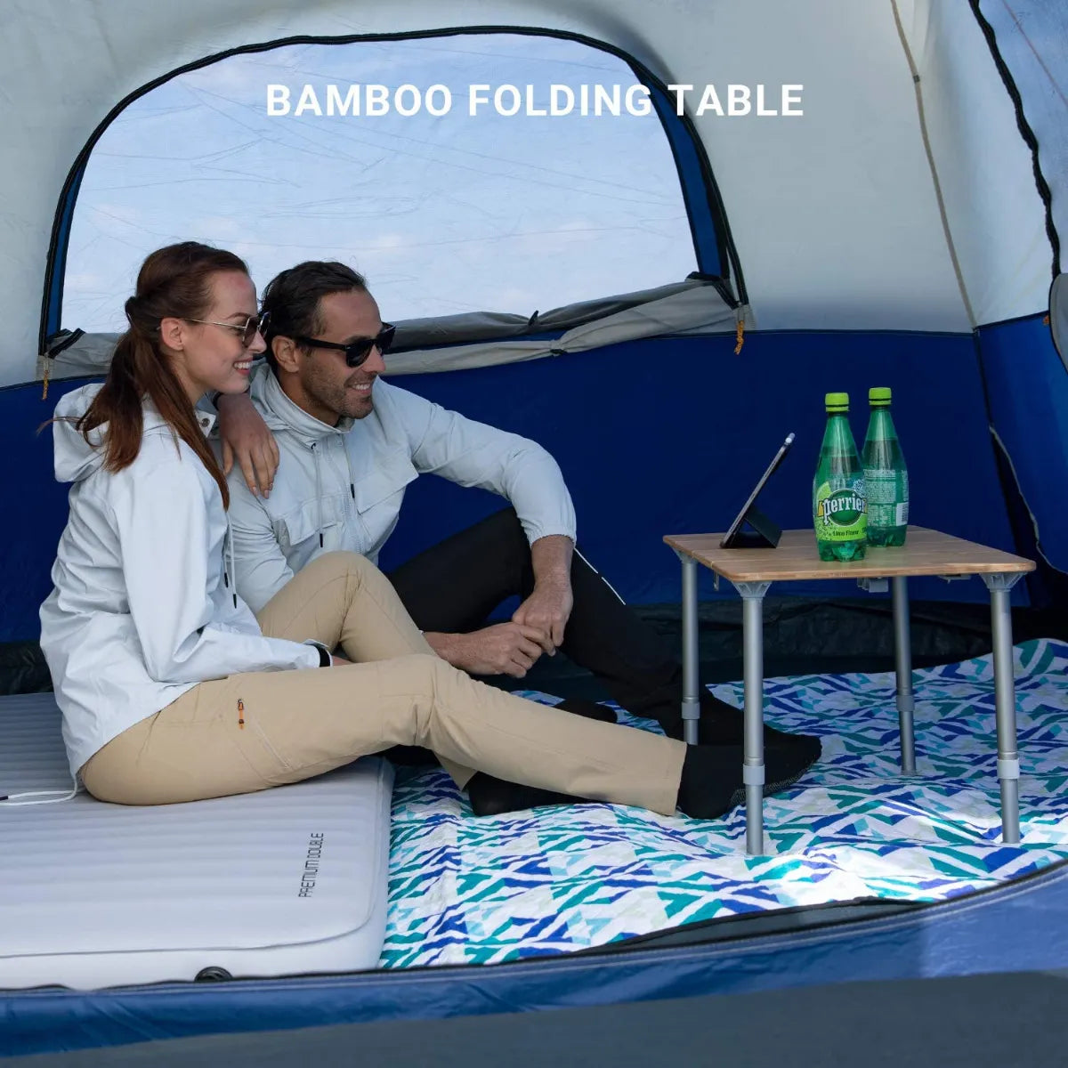 Unitymarts camping table for outdoor cooking setups
