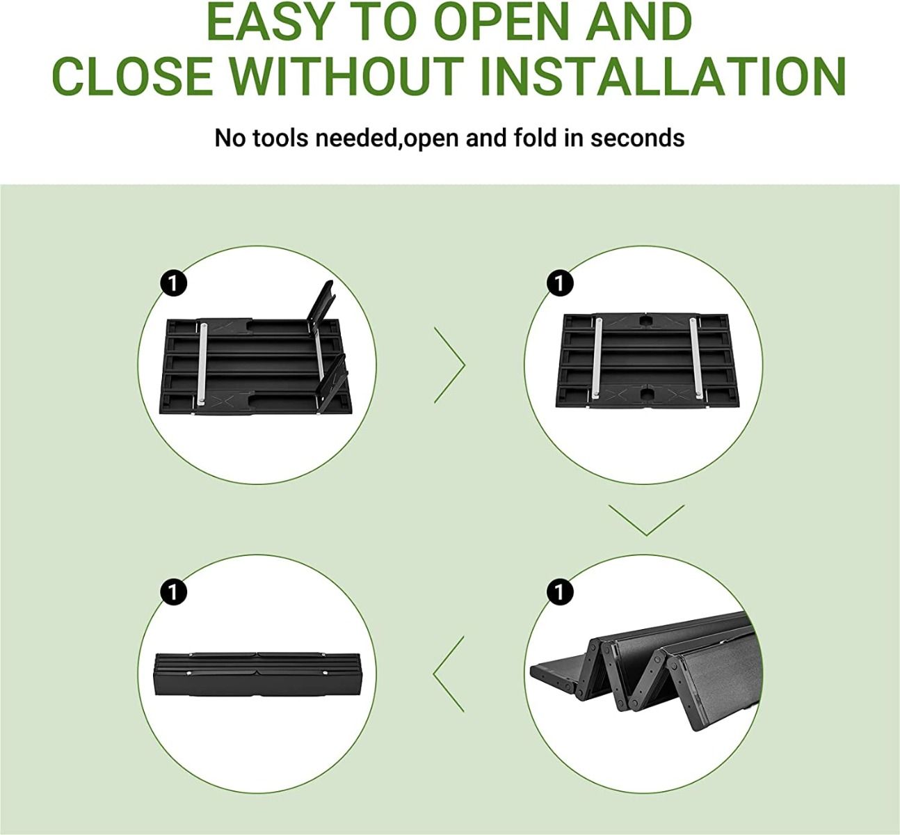 Unitymarts Alunium Table Ultralight Compact for Camping
